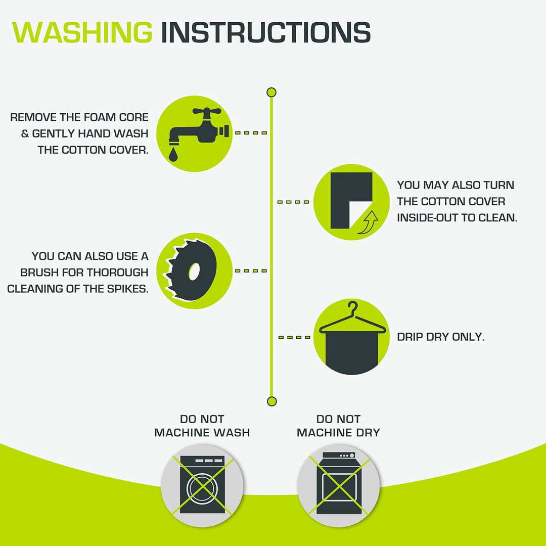 Acupressure Mat and Pillow Set for Back/Neck Pain Relief and Muscle Relaxation