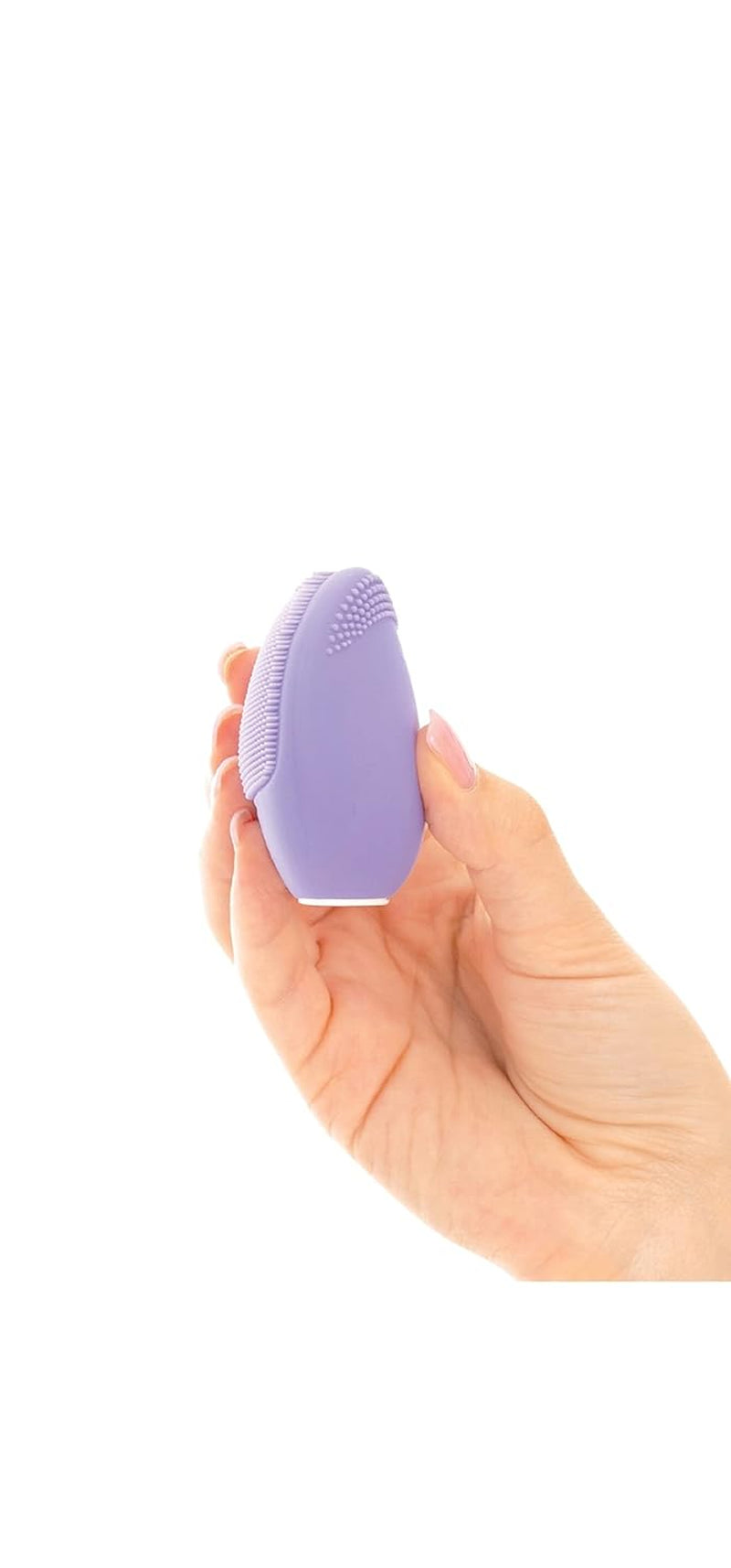 Rechargeable Compact Sonic Facial Cleansing Brush (8218T), Purple, 1.0 Count