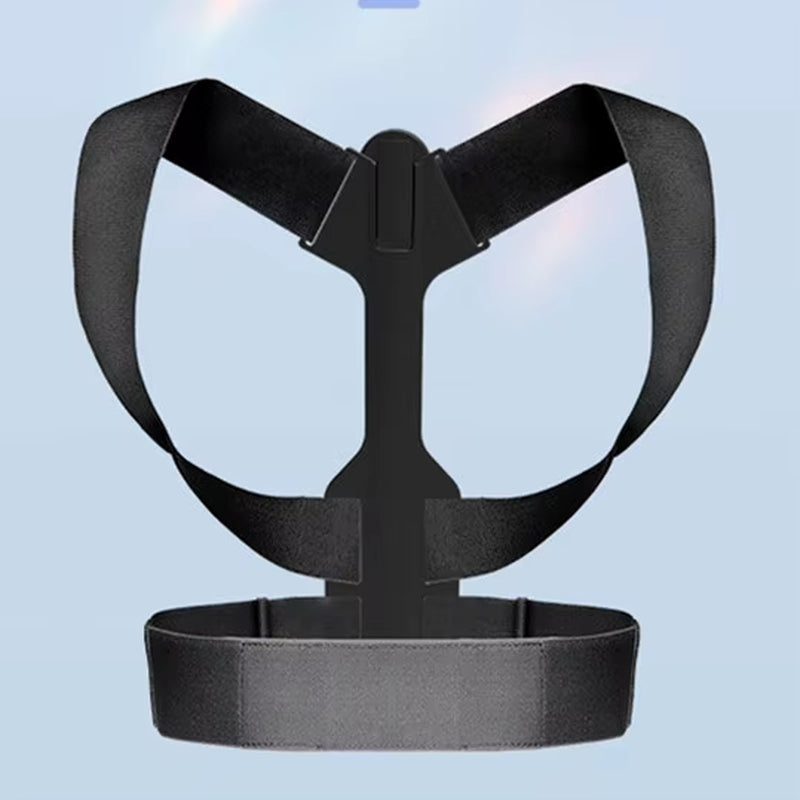 Paides Adjustable Belt Upper Back Strap Brace Support Smart Posture Corrector for Office and Study