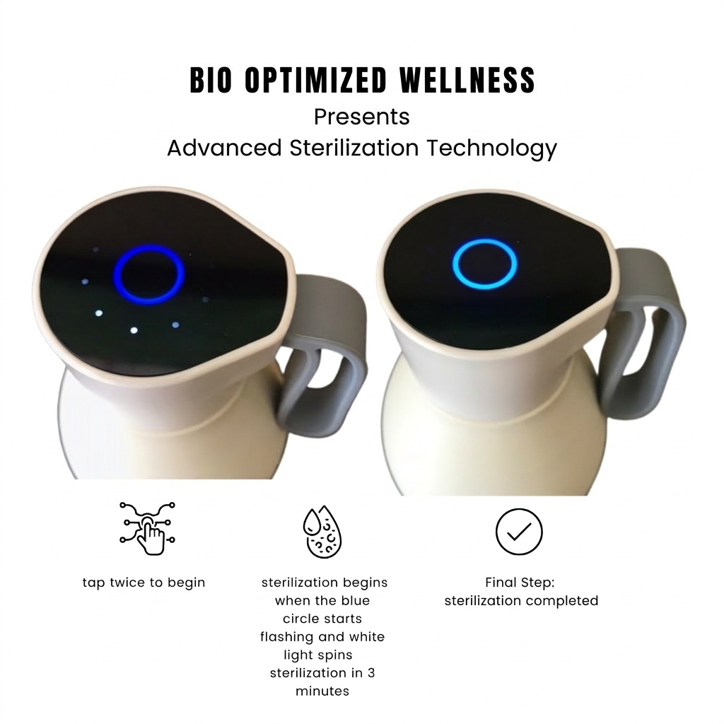 Smart Water Bottle (UV Cleaning)