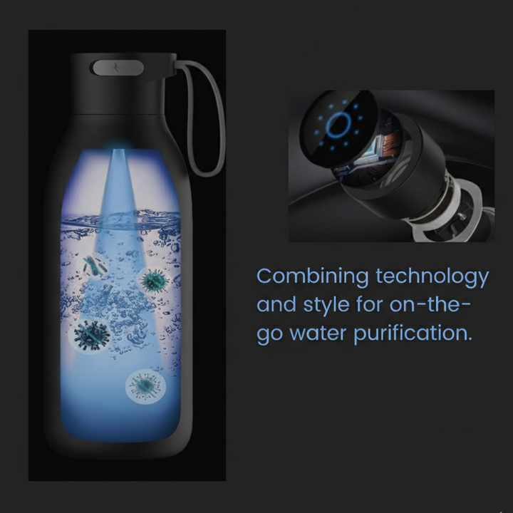 Smart Water Bottle (UV Cleaning)