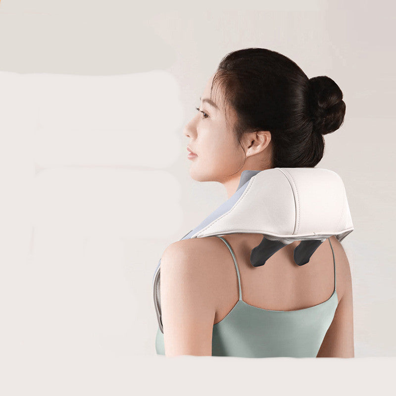 Hot Compress Intelligent Cervical Shoulder and Neck Massage Instrument, Rechargeable Neck Protection Massage Shawl