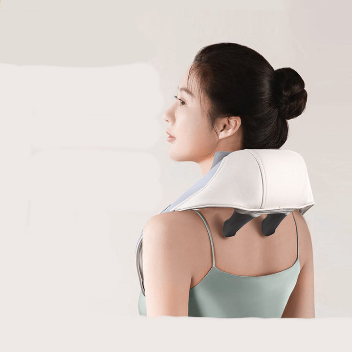 Hot Compress Intelligent Cervical Shoulder and Neck Massage Instrument, Rechargeable Neck Protection Massage Shawl