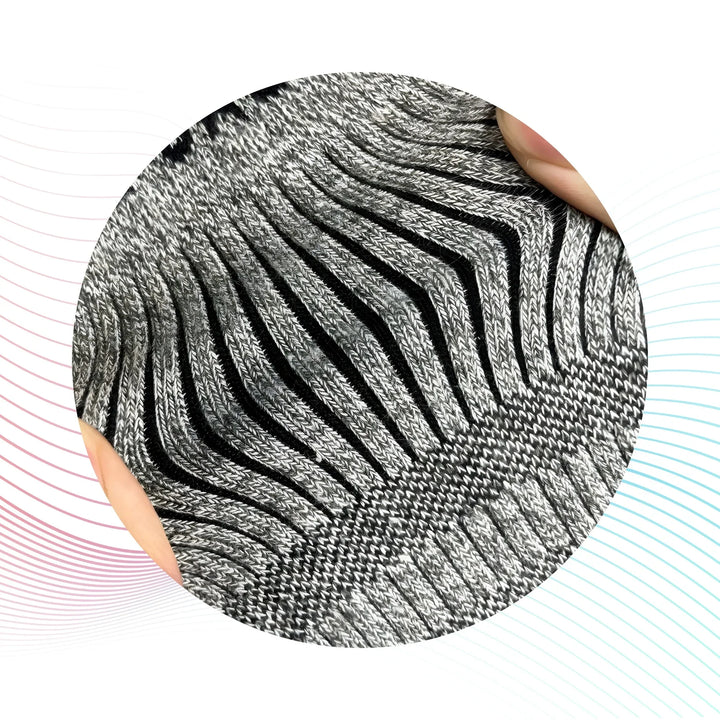 THERMO™ Circulation Knee Sleeve, Compression Lite, Natural Semiconductor Infrared Healing Knee Brace, Superior to Compression, Classic Style W/Single Support Stay, Large